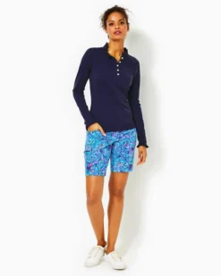 UPF 50+ Luxletic Hutton Polo -Lilly Pulitzer Shop 000994 truenavy a3 sf