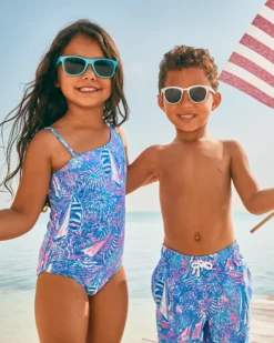 Boys Junior Capri Swim Trunks -Lilly Pulitzer Shop 002110 bocablueitsasailabration campaigntest sf
