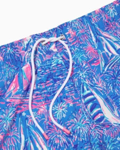 Mens 6" Capri Swim Trunks -Lilly Pulitzer Shop 002111 bocablueitsasailabration a2 sf