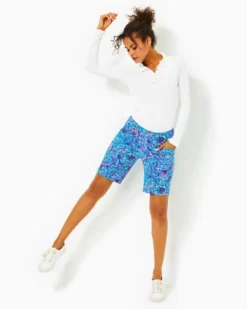 UPF 50+ Luxletic 9" Reid Short 6 UPF 50+ Luxletic 9" Reid Short -Lilly Pulitzer Shop 004966 breakwaterblueshellsnbellsgolf a3 sf