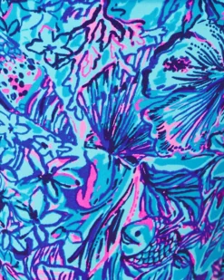 UPF 50+ Luxletic 9" Reid Short 7 UPF 50+ Luxletic 9" Reid Short -Lilly Pulitzer Shop 004966 breakwaterblueshellsnbellsgolf a4 sf