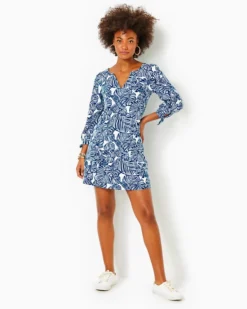 Cath Dress 10 Cath Dress -Lilly Pulitzer Shop 006076 aegeannavybeachpath a3 sf