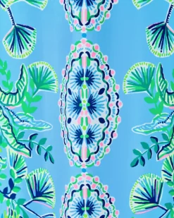 UPF 50+ ChillyLilly Seralina Maxi Dress -Lilly Pulitzer Shop 006385 frenchiebluemosaicshellsengineeredchillylilly a5 sf