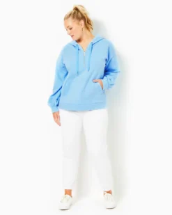 Suri Hoodie -Lilly Pulitzer Shop 008457 heatheredfrenchieblue a6 sf