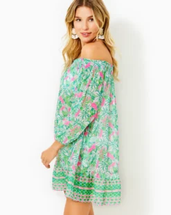 Maribeth Cover-Up -Lilly Pulitzer Shop 009673 botanicalgreenjustwingitengineeredcoverup a2 sf
