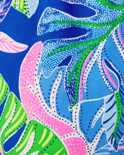 5" Katia Mid-Rise Short -Lilly Pulitzer Shop 009701 bluegrottobeleafinyourselfengineeredshort a4 sf