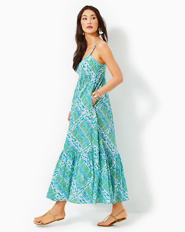 Hiedi Cotton Maxi Dress 2 Hiedi Cotton Maxi Dress - Image 2