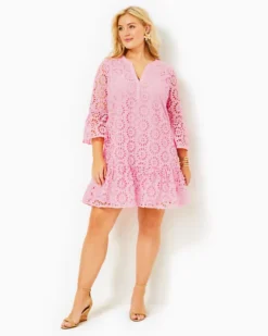 Bekah Eyelet Dress -Lilly Pulitzer Shop 010606 peonypinkoversizedpinwheeleyelet a6 sf
