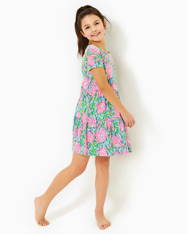 Girls Mini Geanna Swing Dress 2 Girls Mini Geanna Swing Dress - Image 2