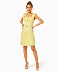 Ryann Shift Dress 6 Ryann Shift Dress -Lilly Pulitzer Shop 010832 cremefraichekaleidoscopeeyelet a3 sf