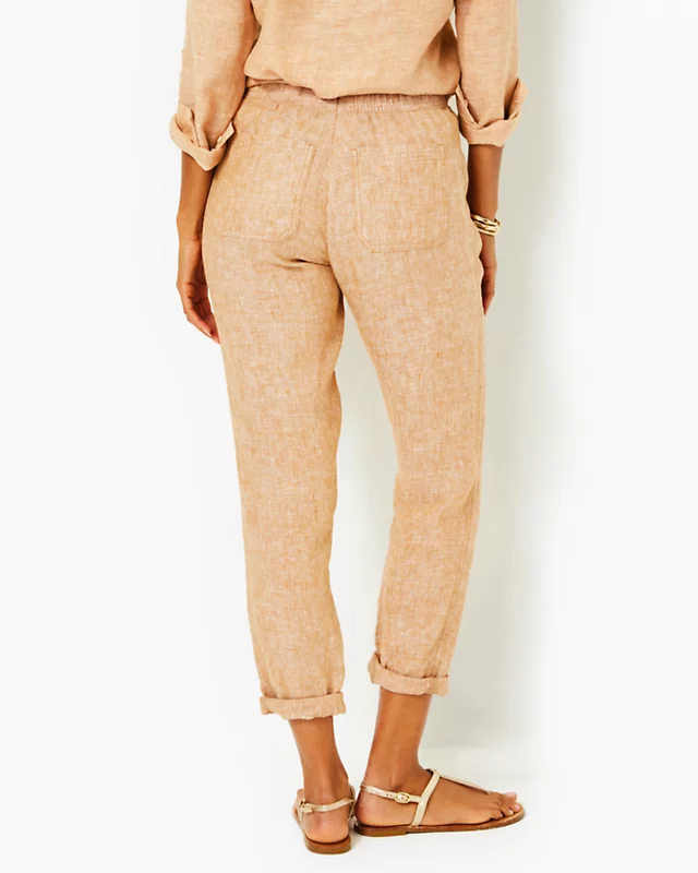 31" Taron Mid-Rise Linen Pant 1 31" Taron Mid-Rise Linen Pant