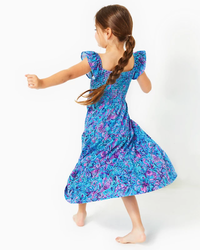 Girls Mini Jilly Midi Dress 3 Girls Mini Jilly Midi Dress - Image 3
