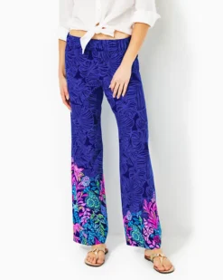 32" Bal Harbour Palazzo Pant -Lilly Pulitzer Shop 011783 aegeannavycalypsocoastengineeredpant a2 sf