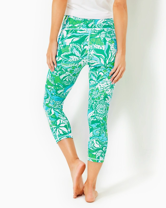 UPF 50+ Luxletic 21" South Beach High Rise Crop Legging 1 UPF 50+ Luxletic 21" South Beach High Rise Crop Legging