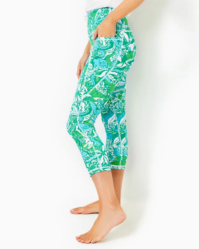 UPF 50+ Luxletic 21" South Beach High Rise Crop Legging 2 UPF 50+ Luxletic 21" South Beach High Rise Crop Legging - Image 2