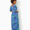 Addison Elbow Sleeve Maxi Dress