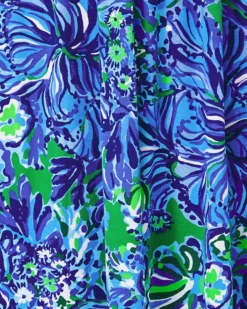 Addison Elbow Sleeve Maxi Dress -Lilly Pulitzer Shop 012042 abacoblueinturtleaweengineeredmaxidress a7 sf