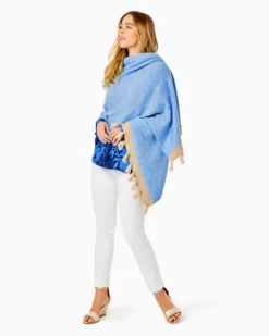 Take Me Away Sweater Wrap -Lilly Pulitzer Shop 012535 heatheredbocablue a3 sf