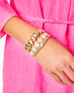 Seaside Soleil Bracelet Set -Lilly Pulitzer Shop 012575 goldmetallic a3 sf