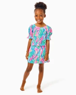 Mini Adley Romper -Lilly Pulitzer Shop 012690 multiseaturtlesoiree a2 sf