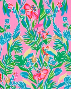 Verona Flutter Sleeve Maxi Dress -Lilly Pulitzer Shop 012759 havanapinkcasajaguarengineeredmaxidress a7 sf