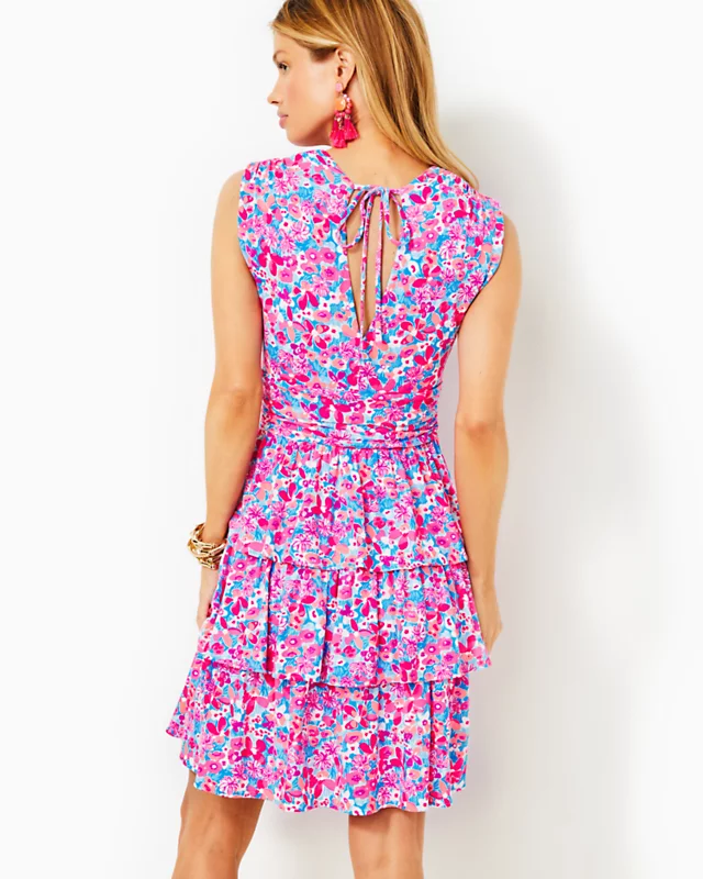 Faye V-Neck Ruffle Dress 1 Faye V-Neck Ruffle Dress