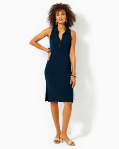 Reema Sleeveless Polo Dress -Lilly Pulitzer Shop 012803 aegeannavy a4 sf