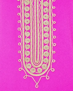 Sandrah Embroidered Maxi Shift Dress -Lilly Pulitzer Shop 012868 wildfuchsia a7 sf