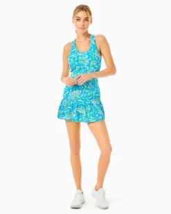 UPF 50+ Luxletic Mixed Doubles Dress 11 UPF 50+ Luxletic Mixed Doubles Dress -Lilly Pulitzer Shop 013036 cumulusbluechickmagnet a4 sf