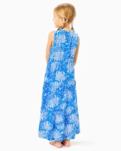 Girls Mini Malone Maxi Dress -Lilly Pulitzer Shop 013149 bocabluecrocandlockit a3 sf