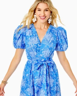 Ezralyn Short Sleeve Cotton Maxi Dress -Lilly Pulitzer Shop 013177 bocabluecrocandlockit a3 sf