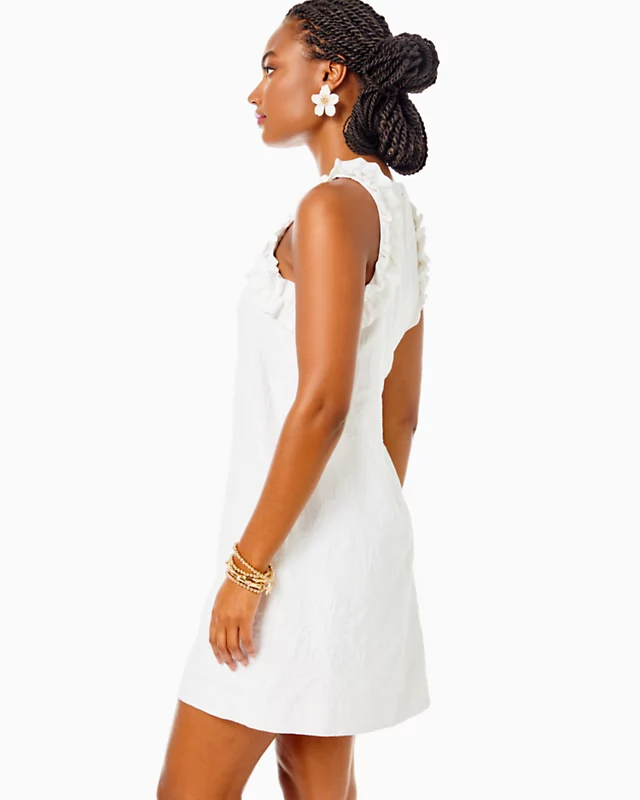 Kailee Stretch Ruffle Shift 2 Kailee Stretch Ruffle Shift - Image 2