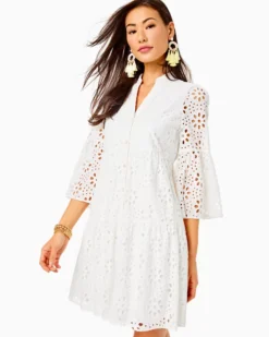 Hazelanne Dress 7 Hazelanne Dress -Lilly Pulitzer Shop 013214 resortwhitefunflowereyelet a3 sf