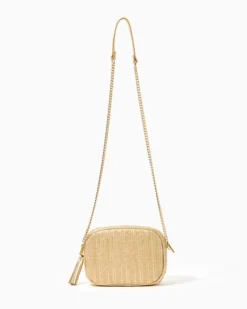 Ellis Crossbody Bag -Lilly Pulitzer Shop 013222 goldmetallic a3 sf