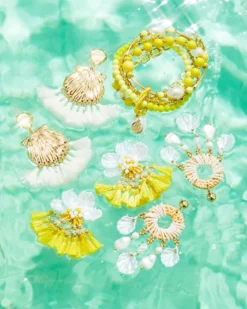 In A Sunny State Earrings -Lilly Pulitzer Shop 013224 cremefraiche campaigntest sf