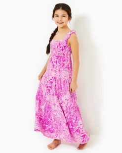 Girls Mini Hadly Maxi Dress 6 Girls Mini Hadly Maxi Dress -Lilly Pulitzer Shop 013313 wildfuchsiaswiperight a2 sf
