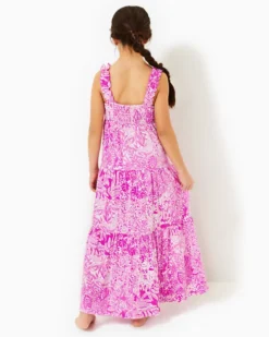 Girls Mini Hadly Maxi Dress 7 Girls Mini Hadly Maxi Dress -Lilly Pulitzer Shop 013313 wildfuchsiaswiperight a3 sf