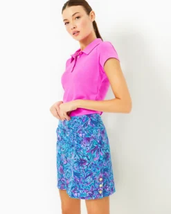 UPF 50+ Luxletic Monica Side Snap Skort -Lilly Pulitzer Shop 013543 breakwaterblueshellsnbellsgolf a2 sf