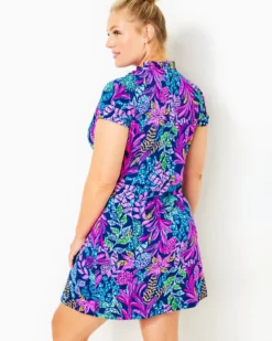 UPF 50+ Luxletic Caicos Dress -Lilly Pulitzer Shop 013545 aegeannavycalypsocoast a5 sf