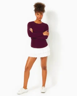 UPF 50+ Luxletic Westley Long Sleeve Tee -Lilly Pulitzer Shop 013558 amarenacherry a3 sf