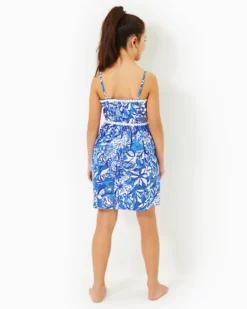 Girls Mini Haylan Dress -Lilly Pulitzer Shop 013633 bluetangflockingfabulous a3 sf