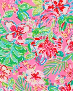 Selah Short Sleeve Smocked Midi Dress -Lilly Pulitzer Shop 013663 multijourneytothejungle a8 sf