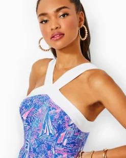Jenette Cotton Halter Maxi Dress -Lilly Pulitzer Shop 013680 bocablueitsasailabration a4 sf