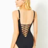 Isle Lattice Beaded One-Piece Swimsuit