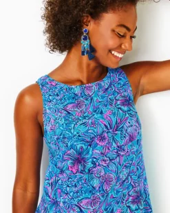 Edelyn Linen Swing Shift Dress 7 Edelyn Linen Swing Shift Dress -Lilly Pulitzer Shop 013831 breakwaterblueshellsnbells a2 sf