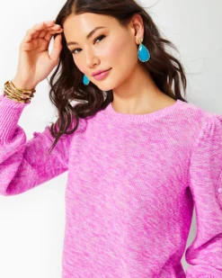 Attie Crewneck Sweater -Lilly Pulitzer Shop 014272 crocuspetalmarl a3 sf