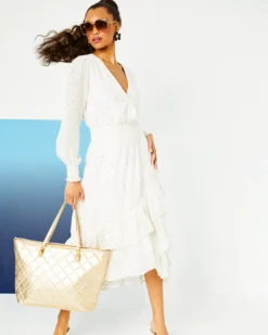 Quilted Leather Meena Tote -Lilly Pulitzer Shop 014321 goldmetallic campaigntest sf