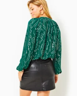 Colette Stretch Coated Skirt